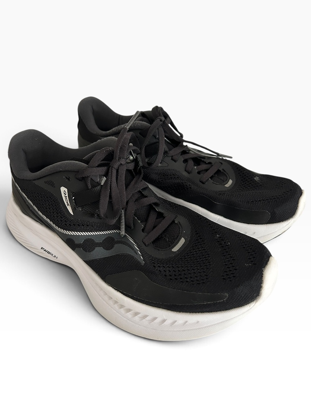 SAUCONY | Womens Saucony Guide 18 Black and White Running Shoes